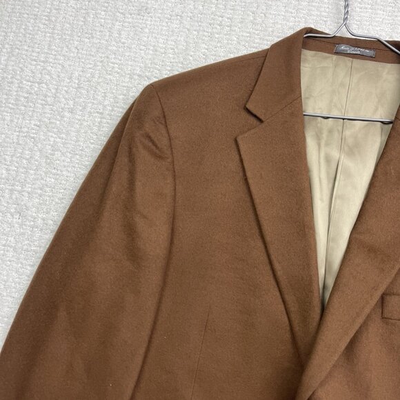 VTG Arnold Brant Pure Cashmere Sport Coat Blazer Jacket Men’s Light Brown Read* - Picture 3 of 16